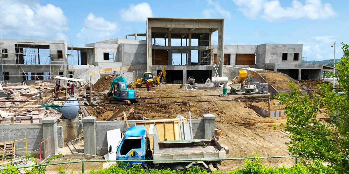 JQCL project site in Saint Lucia